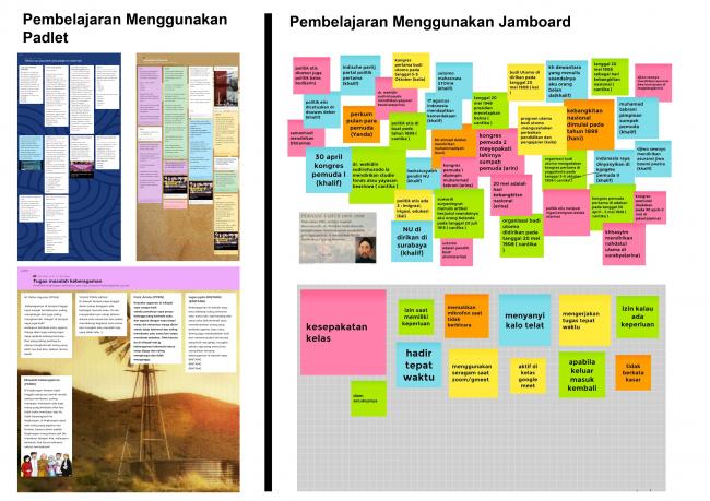 PEMBELAJARAN PPKN MENGGUNAKAN APLIKASI JAMBOARD DAN PADLET DI GLOBAL SURYA ISLAMIC SCHOOL